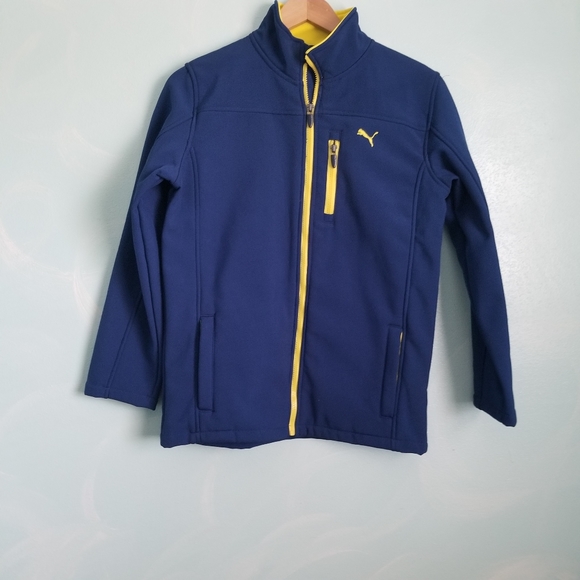 Puma zip up jacket Boys Large - Picture 1 of 6